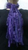 Cachecol de Fitas Roxo